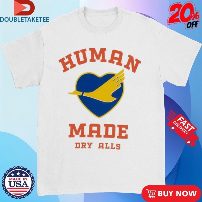 Human Made Dry Alls Heart Shirts