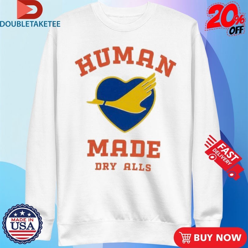 Human Made Dry Alls Heart Shirts