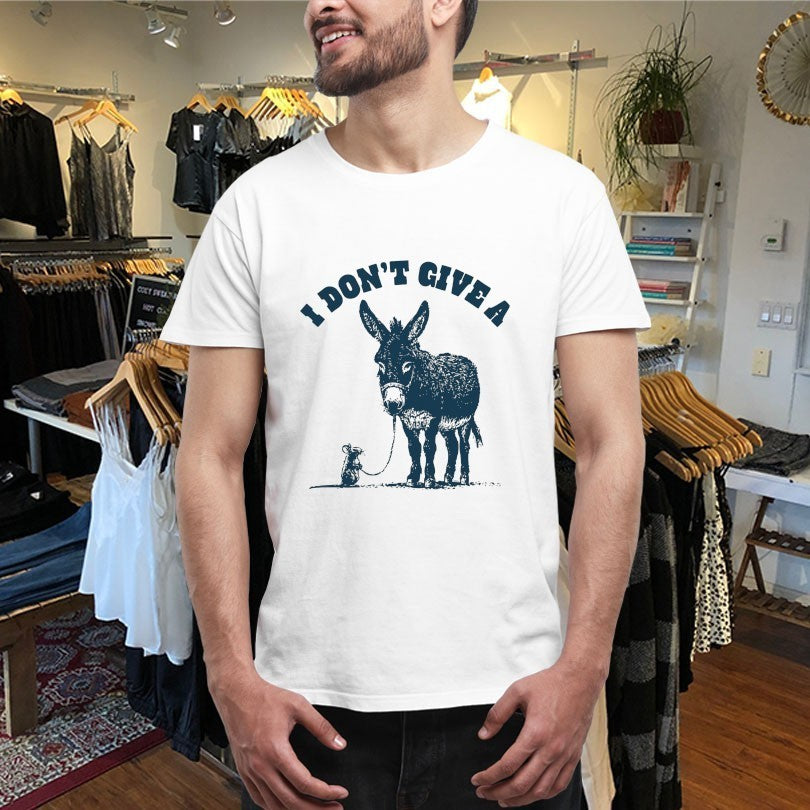 I Don’t Give A Rat’s Ass Donkey Shirts