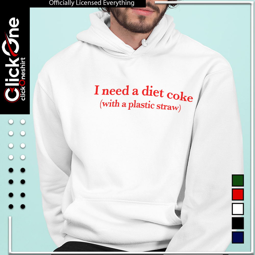 I need a diet Coke with a plastic straw shirt
