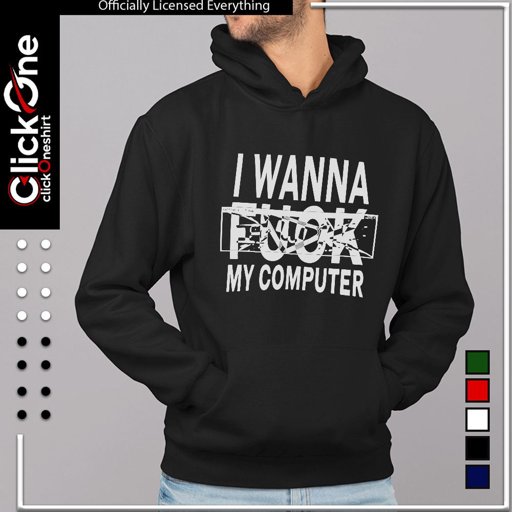 I wanna fuck my computer glitch internet subculture shirt