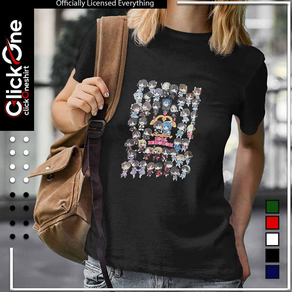 Idol Kingdom Chibi Characters Fan Art Collective Group Members shirt