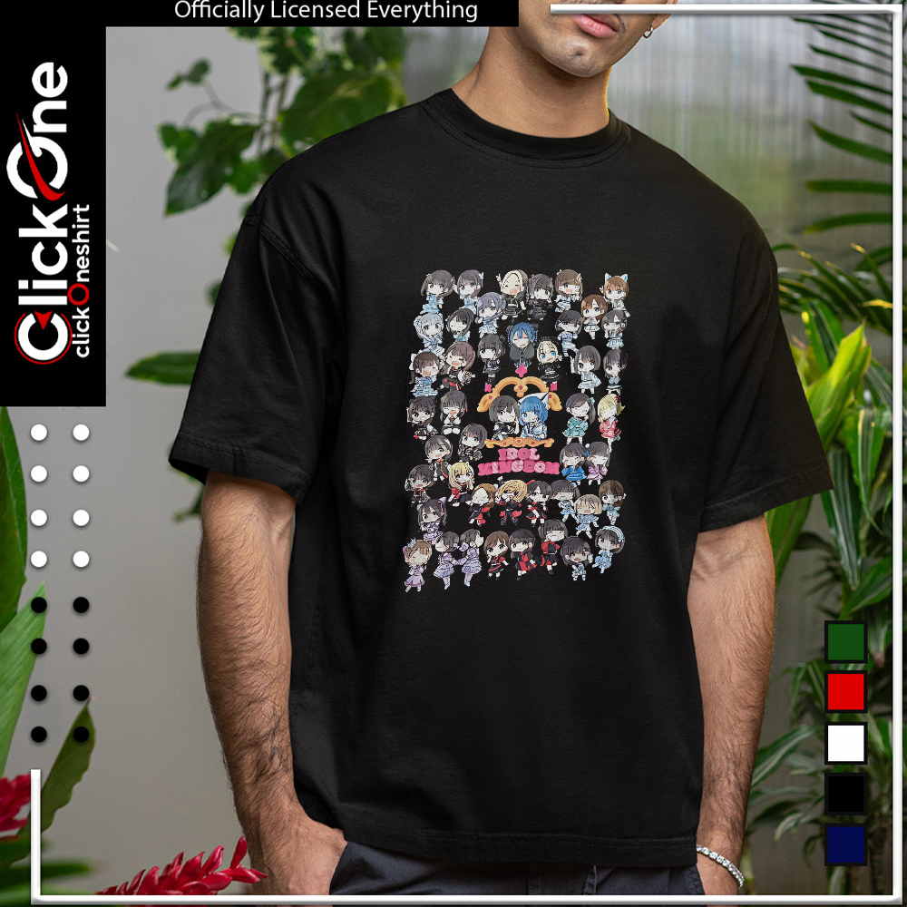 Idol Kingdom Chibi Characters Fan Art Collective Group Members shirt
