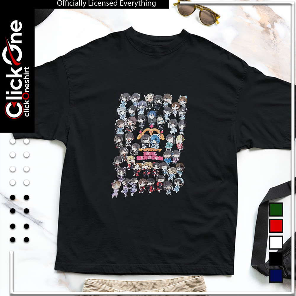 Idol Kingdom Chibi Characters Fan Art Collective Group Members shirt