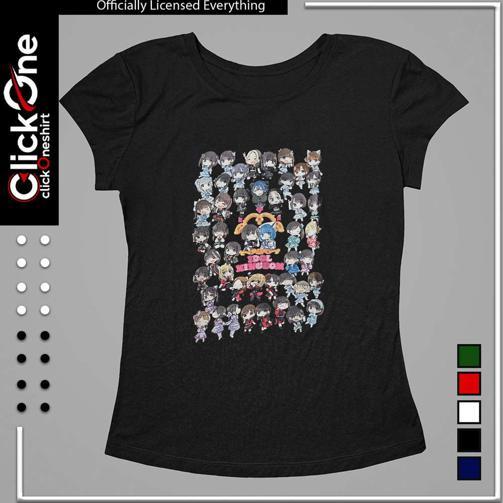 Idol Kingdom Chibi Characters Fan Art Collective Group Members shirt