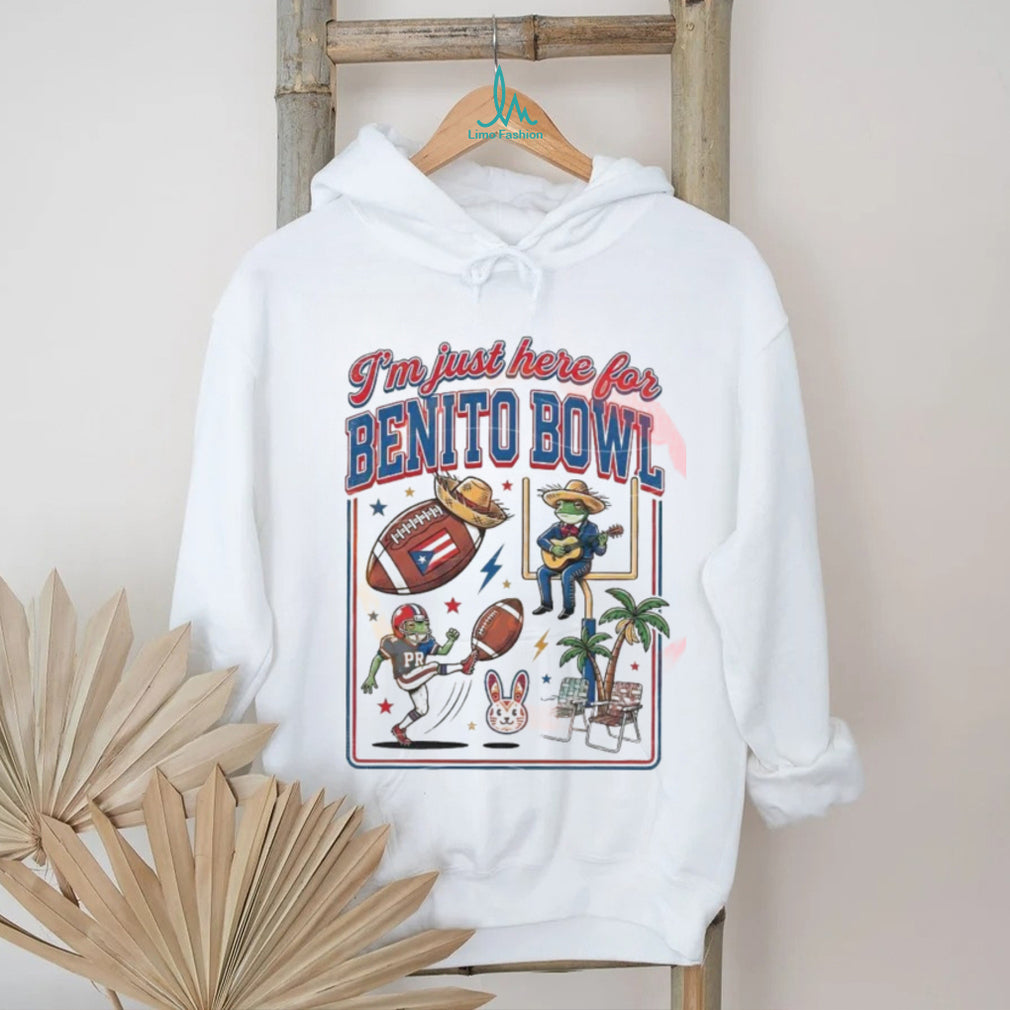 I’m Just Here For Benito Bowl 2026 Puerto Rico Coquí T Shirt