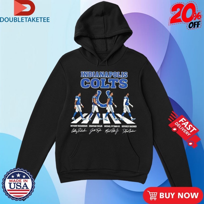 Indianapolis Colts Anthony Richardson Jonathan Taylor And Michael Pittman Jr DeForest Abbey Road Shirts