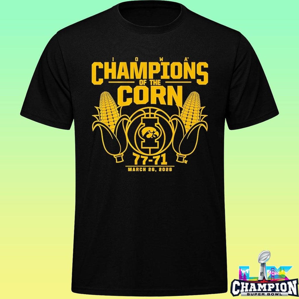Iowa Basketball Champions Of The Corn Shirt