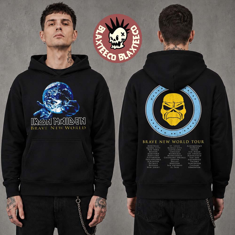 Iron Maiden IM50 Anniversary Collection Brave New World Tour Hoodie
