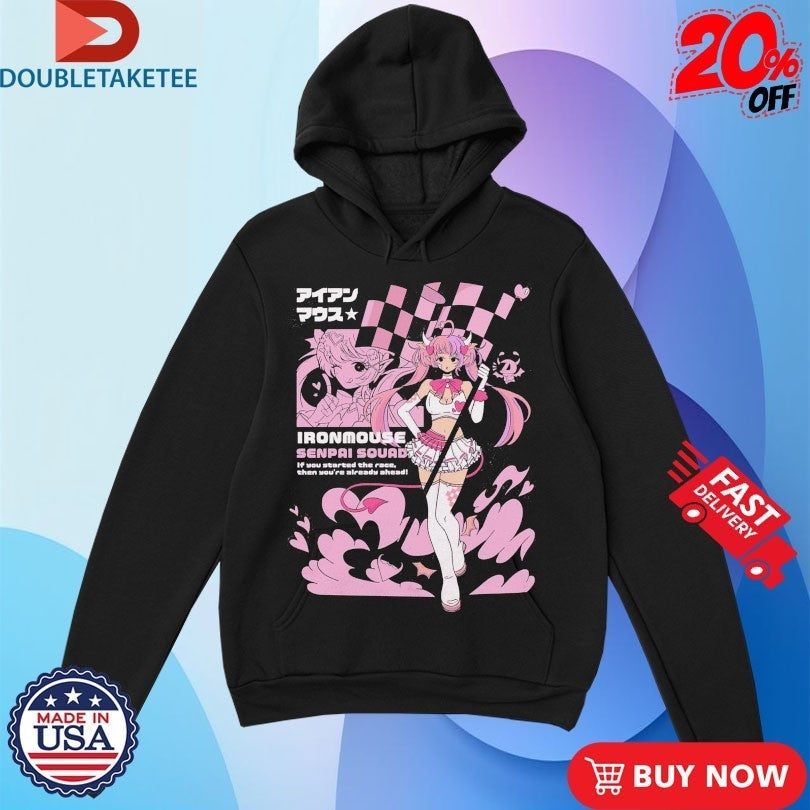 Ironmouse Senpai Squad If You Started The Race Then You’re Already Ahead Anime Waifu Anime Waifu Shirts