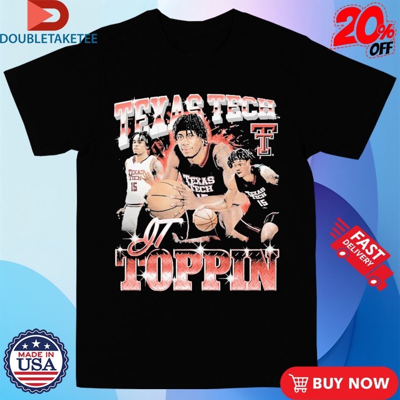 JT Toppin 90s Texas Tech Red Raiders Basketball Shirts