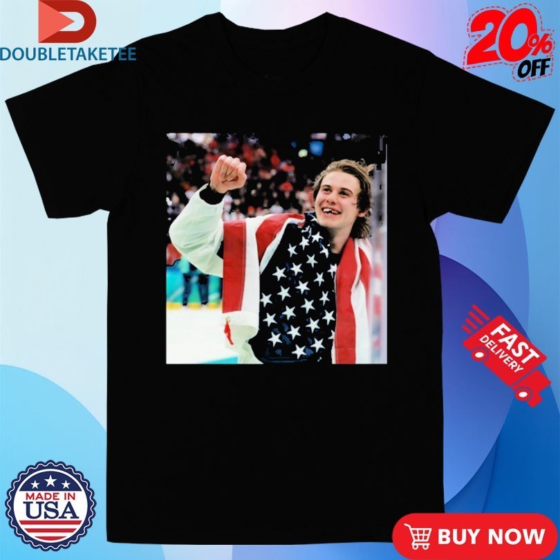 Jack Hughes Teeth Bloody USA Hockey Men’s Team Olympics 2026 Shirts
