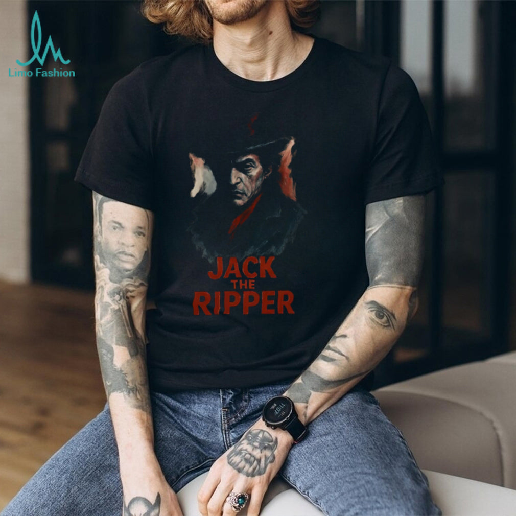 Jack The Ripper Vintage Portrait True Crime Horror T Shirt