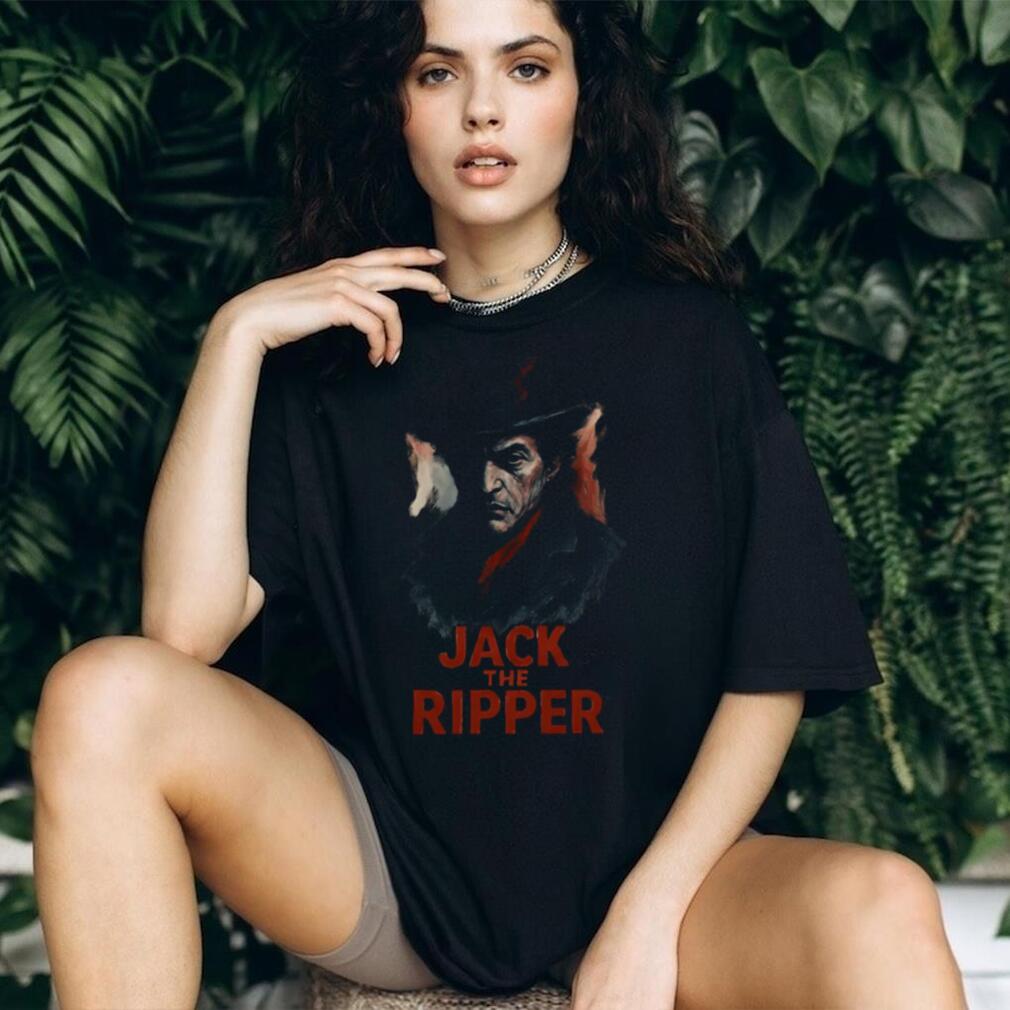 Jack The Ripper Vintage Portrait True Crime Horror T Shirt