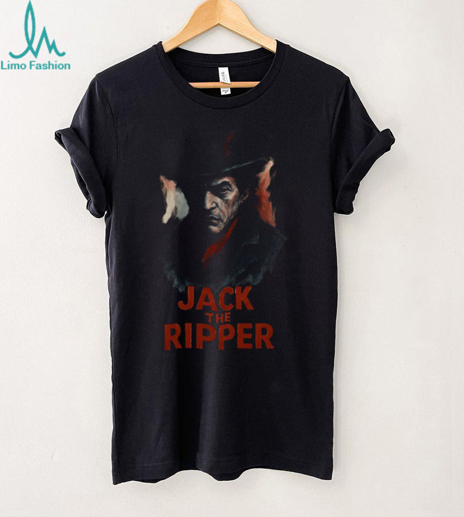 Jack The Ripper Vintage Portrait True Crime Horror T Shirt
