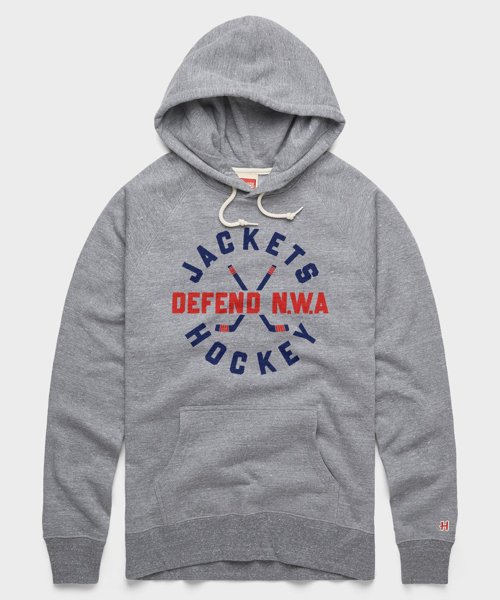 Jackets Hockey Defend NWA Hoodie