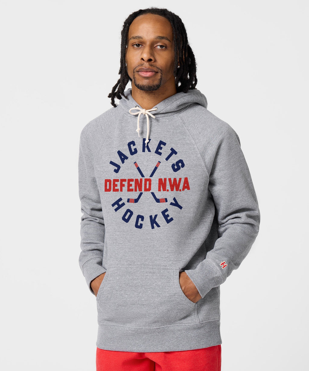Jackets Hockey Defend NWA Hoodie