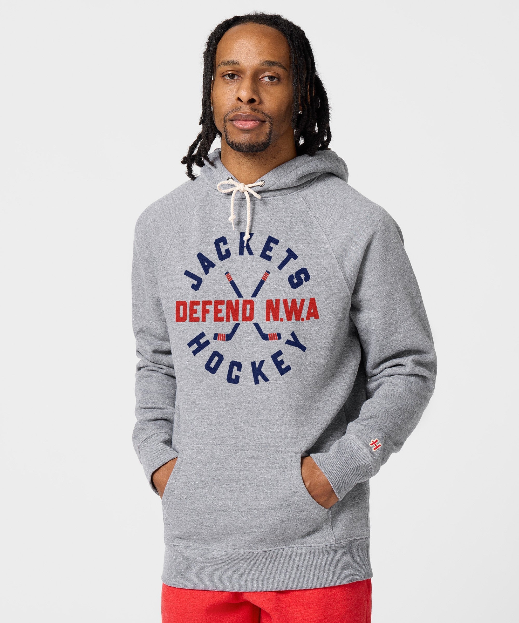 Jackets Hockey Defend NWA Hoodie