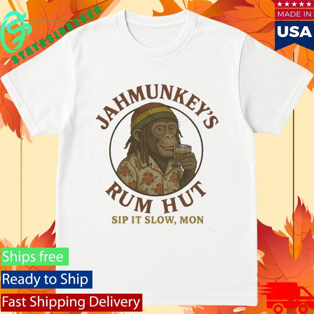 Jahmunkey’s Rum Hut Logo Shirt
