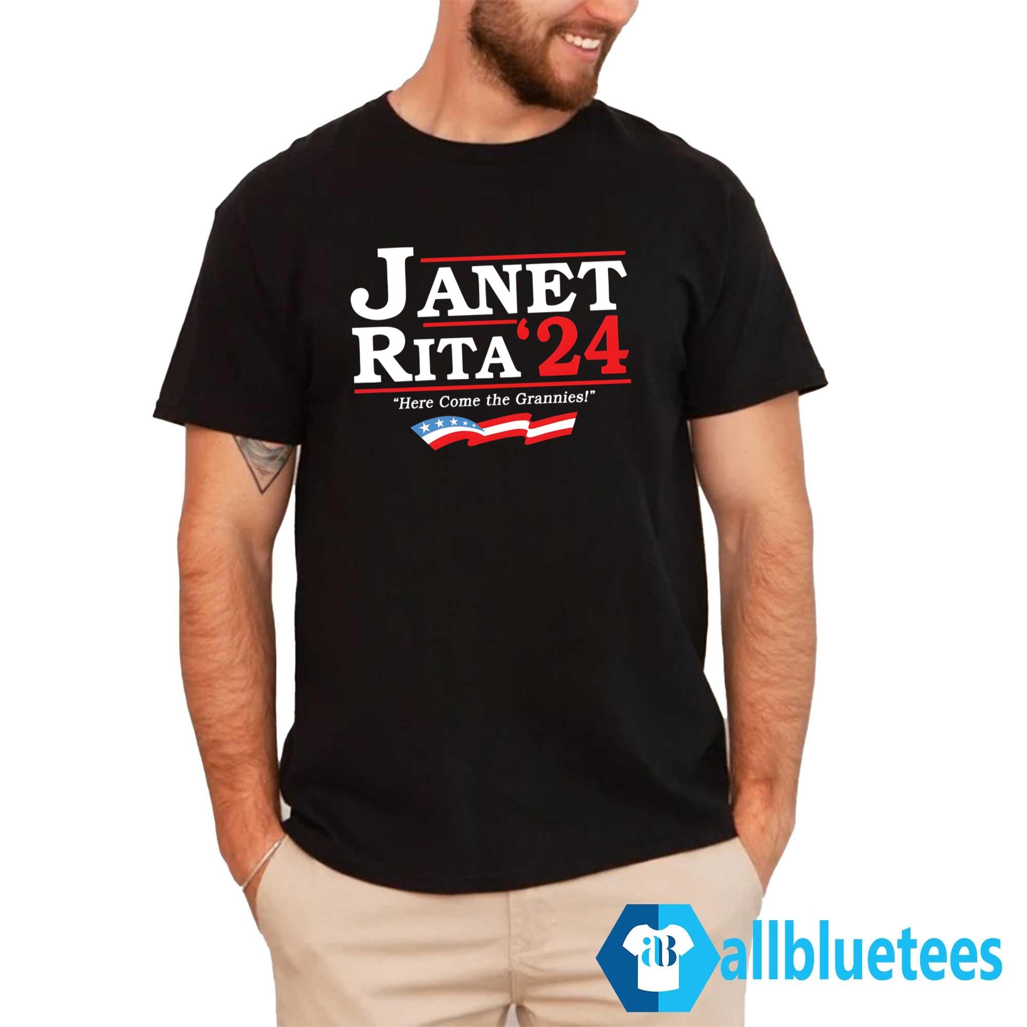 Janet Rita 2024 Here Come The Grannies Shirt