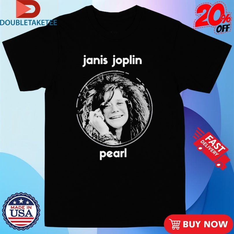 Janis Joplin Pearl Album Photo Shirts
