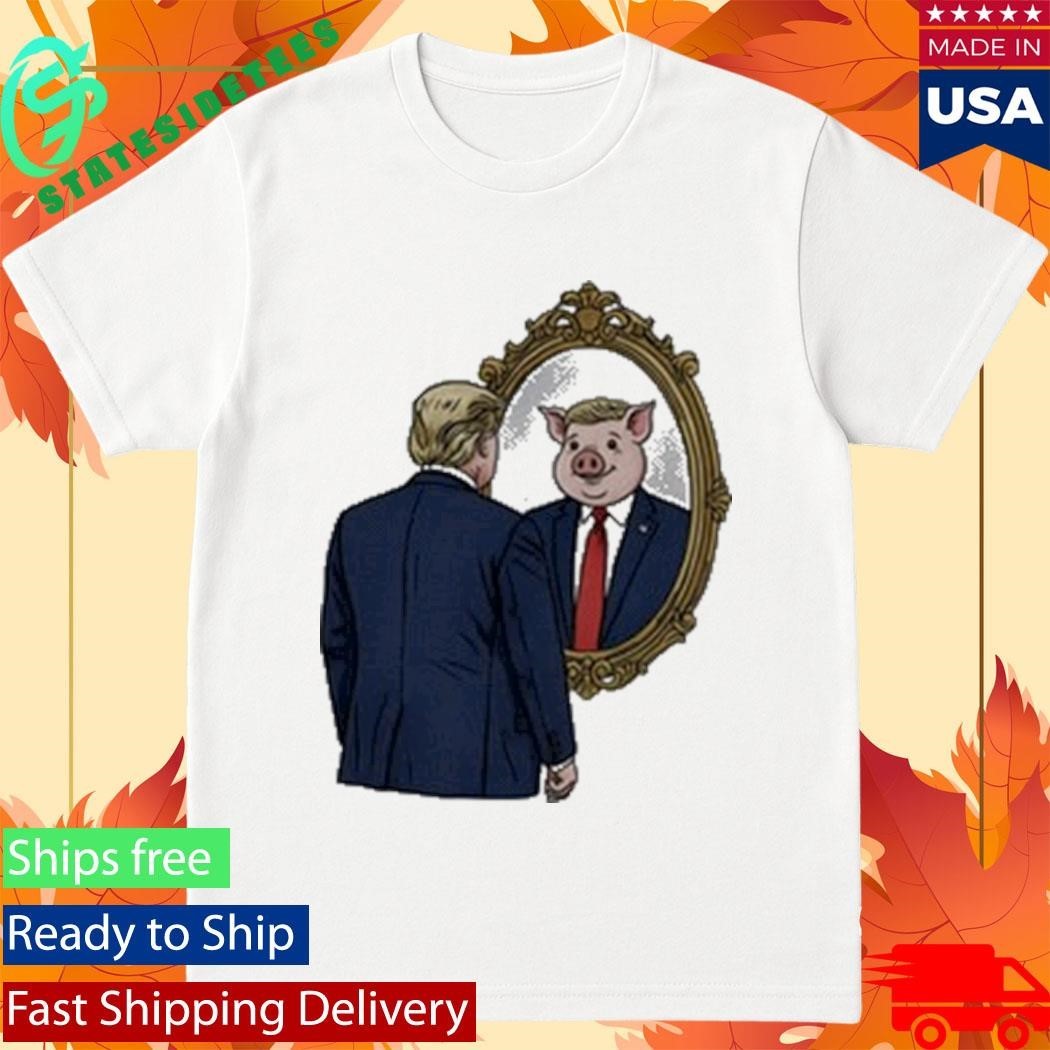 Jb Pritzker Wearing Quiet Piggy Trump Shirt