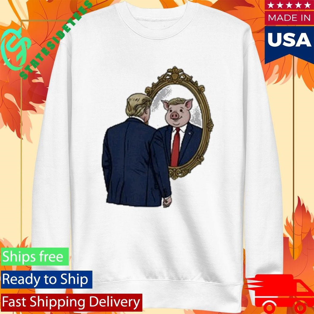 Jb Pritzker Wearing Quiet Piggy Trump Shirt