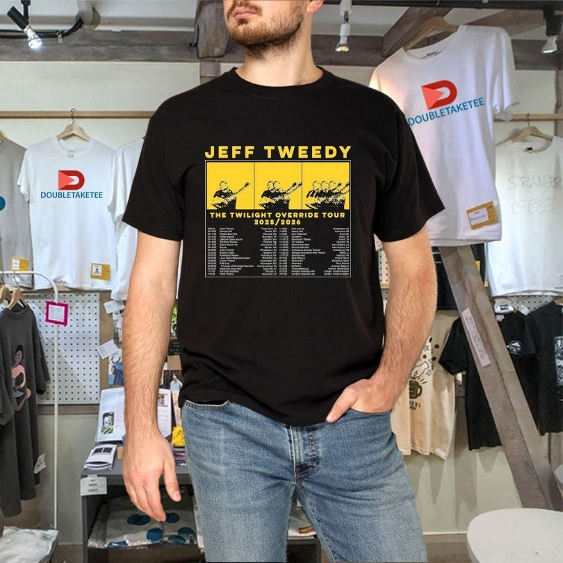 Jeff Tweedy Twilight Override 2025 2026 Tour Dates Shirts