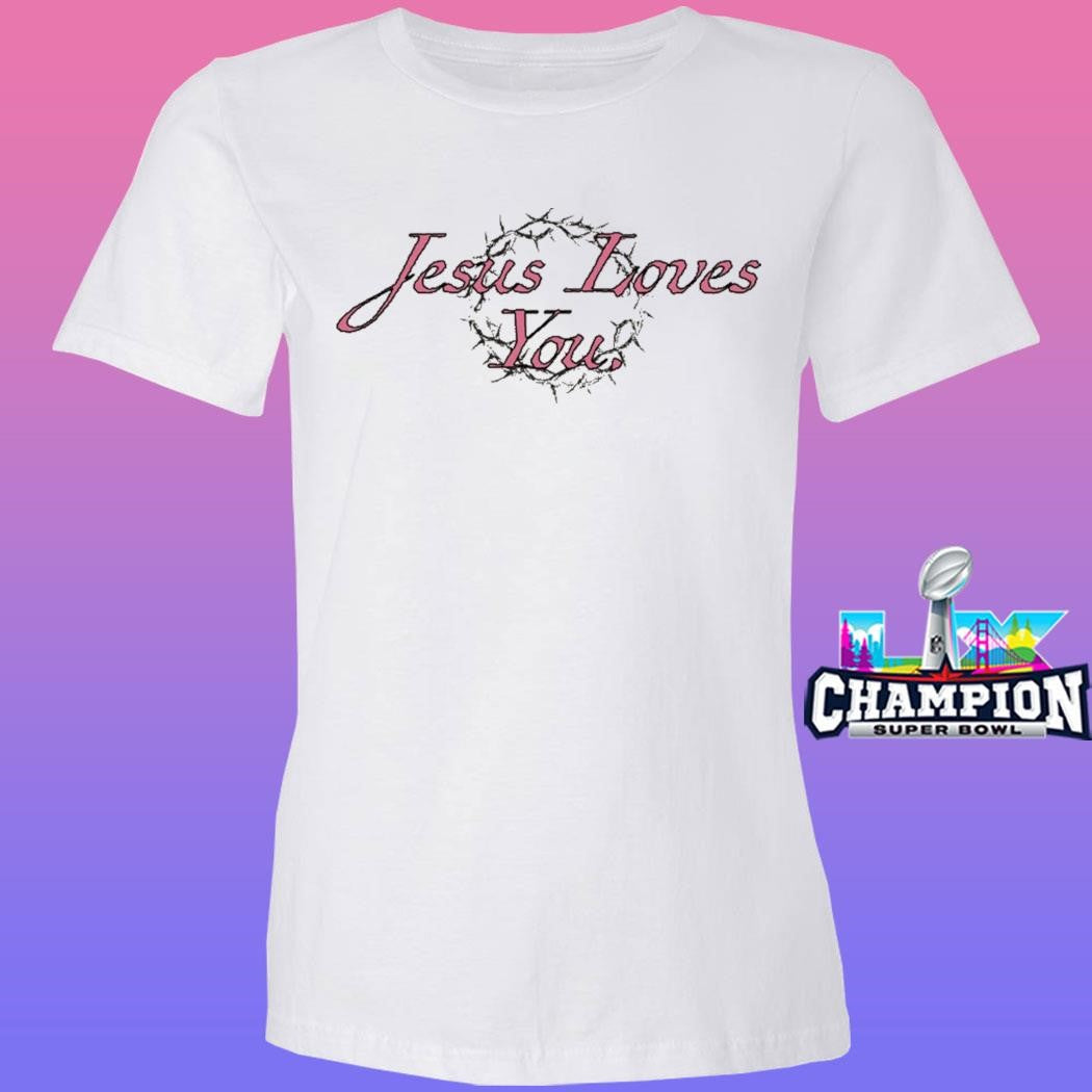 Jesus Loves You Take Heart Shirt