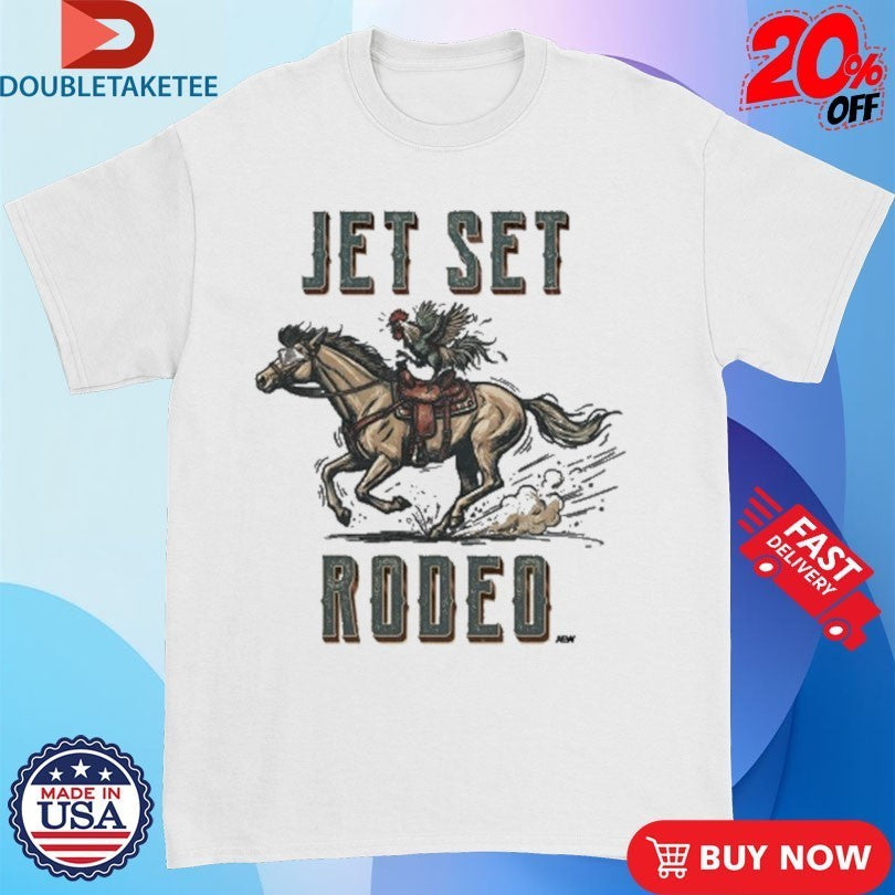 Jet Set Rodeo Ride It Rooster AEW Shirts