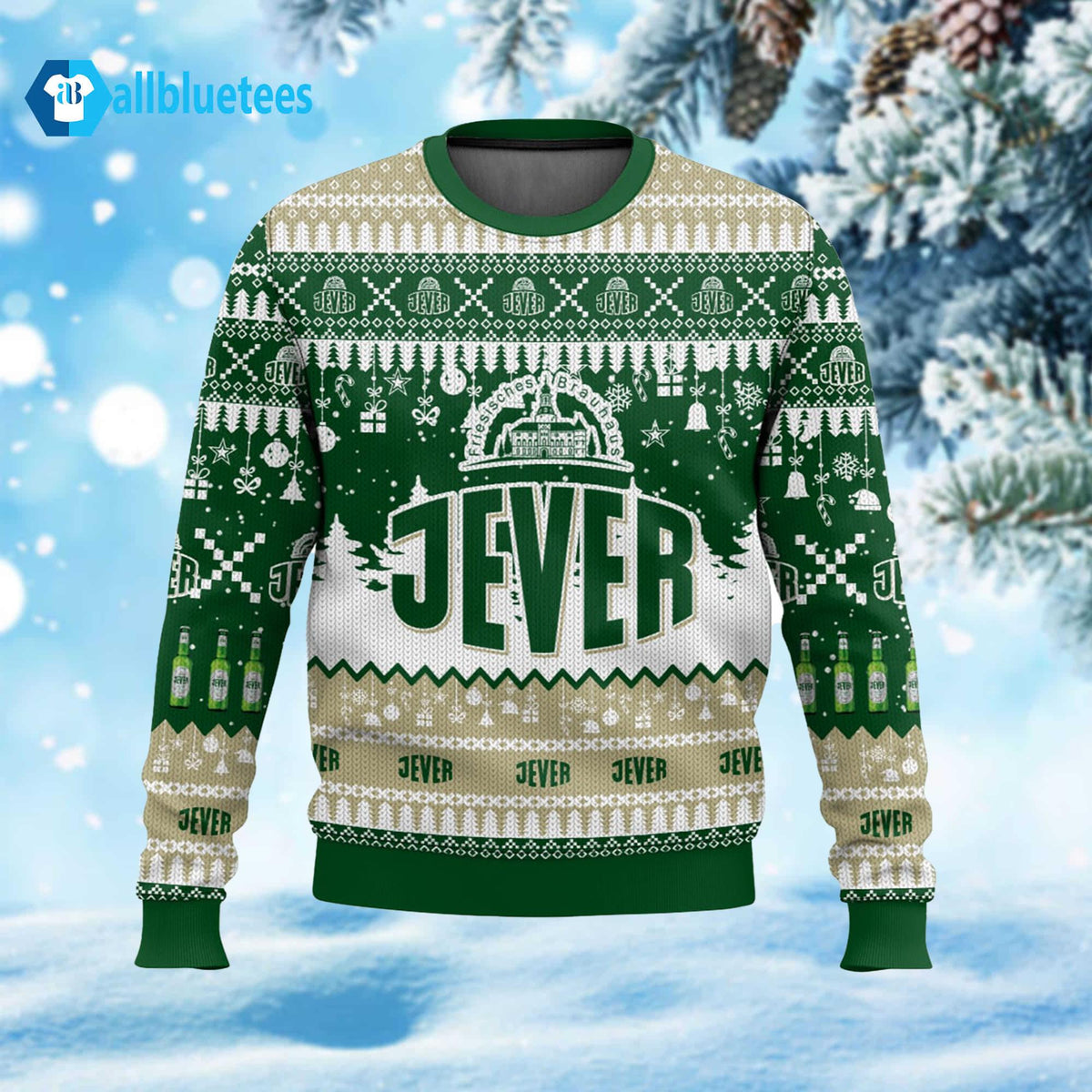 Jever German Beer Ugly Christmas Sweater