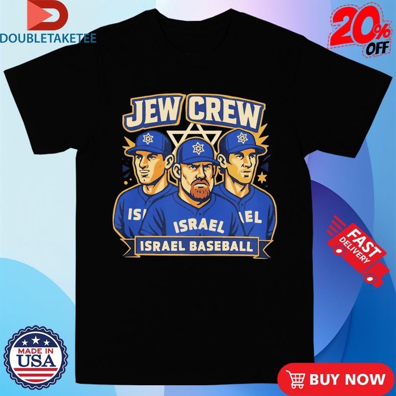 Jew Crew Israel Baseball Plaeyers Shirts