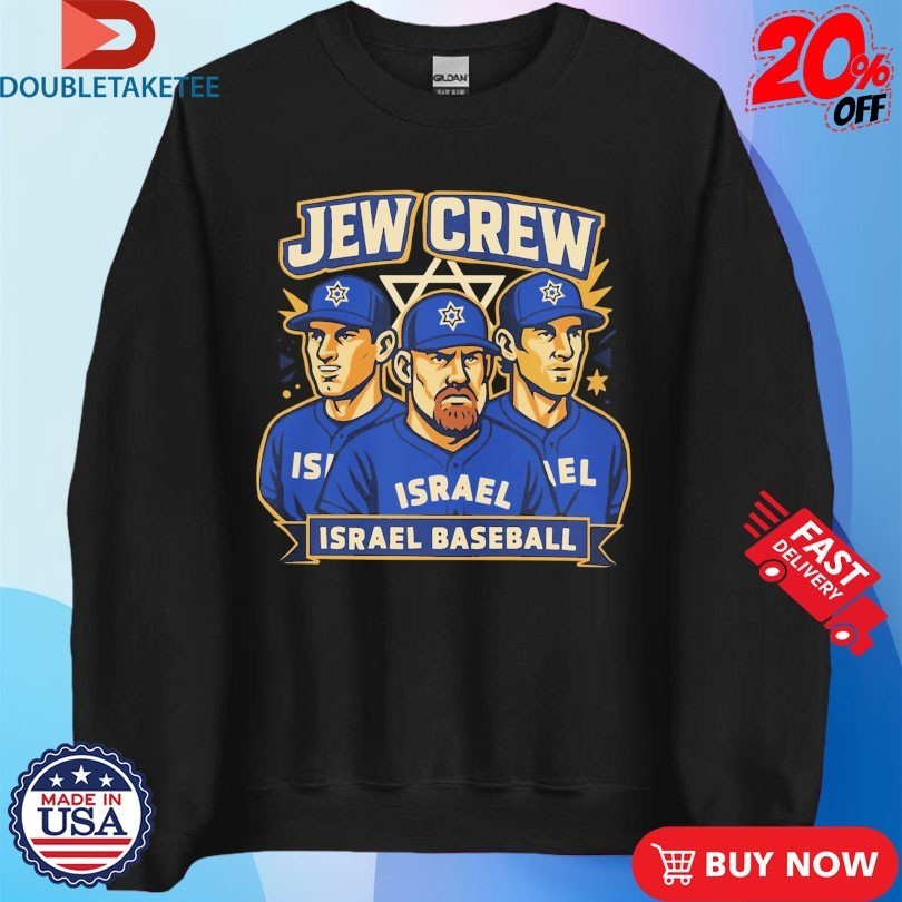 Jew Crew Israel Baseball Plaeyers Shirts