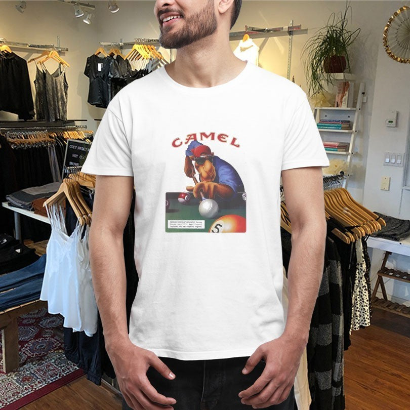 Joe Camel 75th Birthday Billiards Cigarettes Shirts