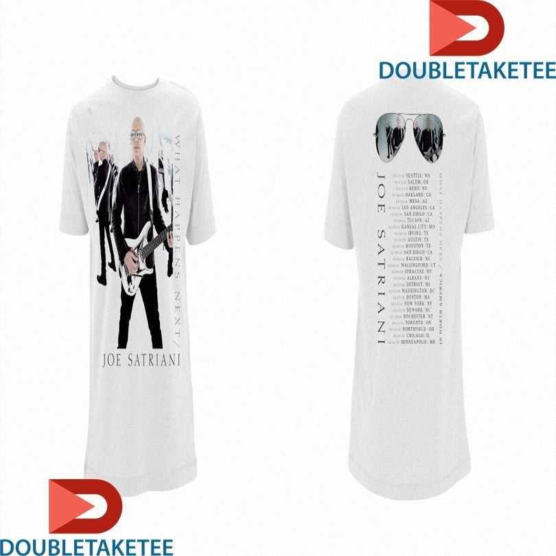 Joe Satriani What Happens Next Us Tour 2018 Shirts