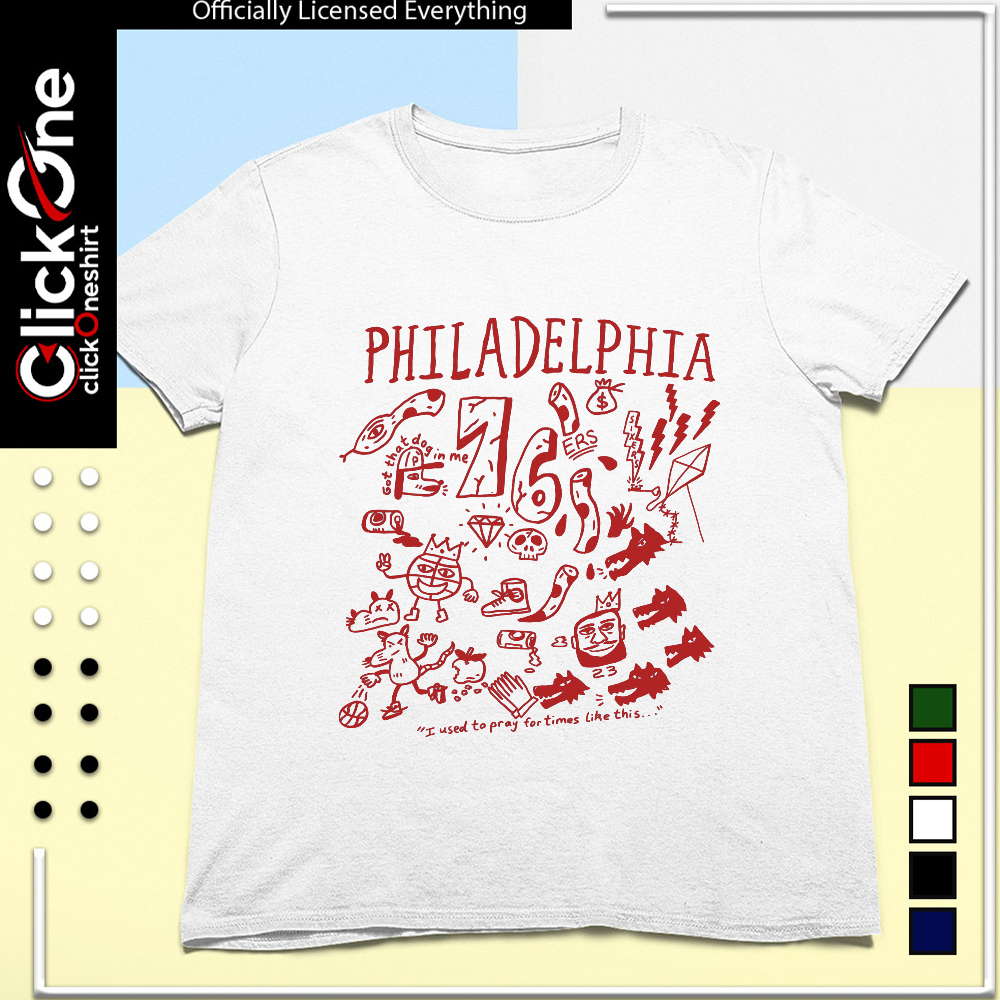 Joel Embiid Philadelphia 76ers Philadelphia got that dog in me 76 ers shirt