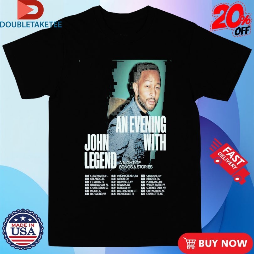 John Legend Fall Tour 2026 Dates Shirts
