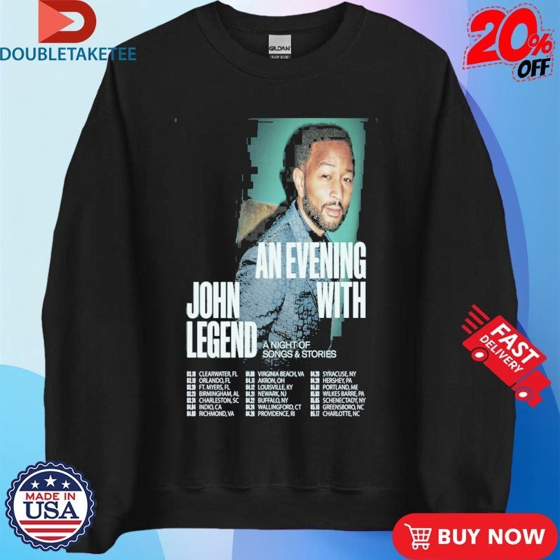 John Legend Fall Tour 2026 Dates Shirts