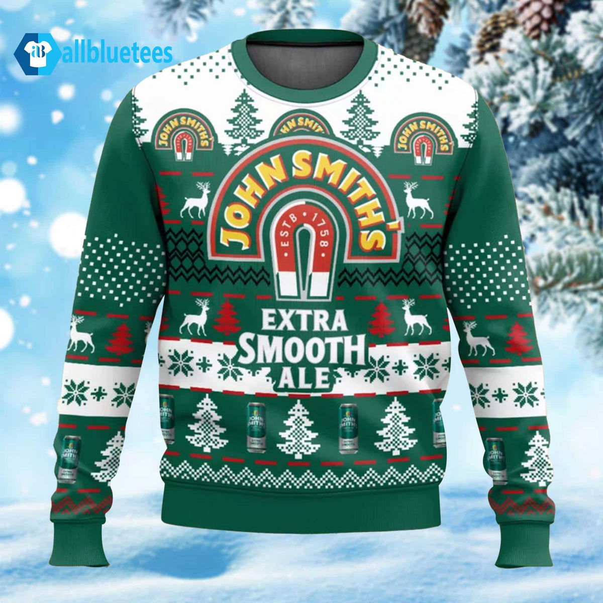 John Smith’s Extra Smooth Ale Ugly Christmas Sweater