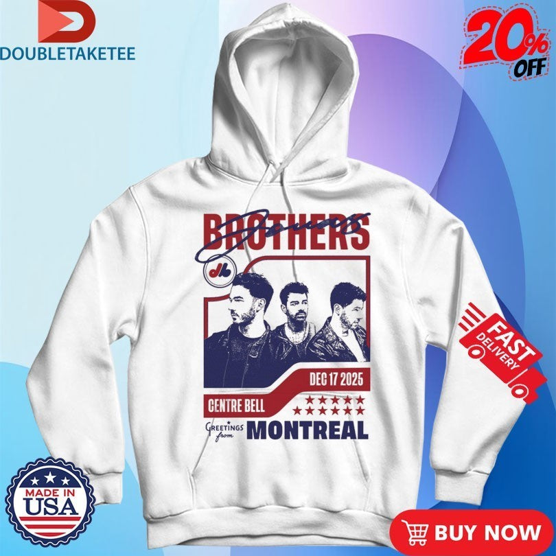 Jonas Brothers Greetings From Your Hometown Montreal QC 2025 Shirts