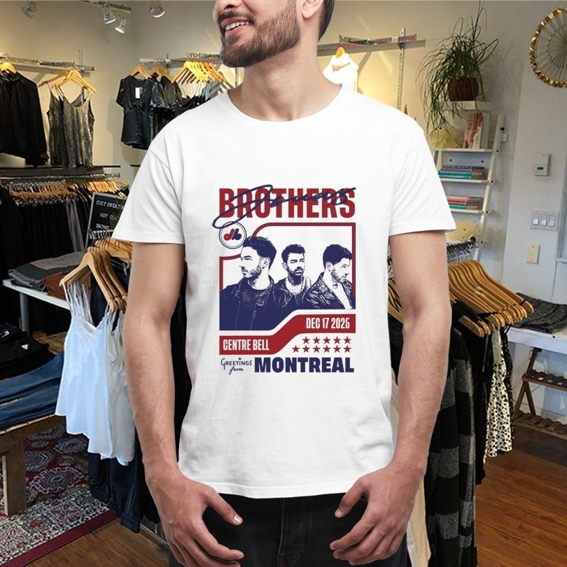 Jonas Brothers Greetings From Your Hometown Montreal QC 2025 Shirts