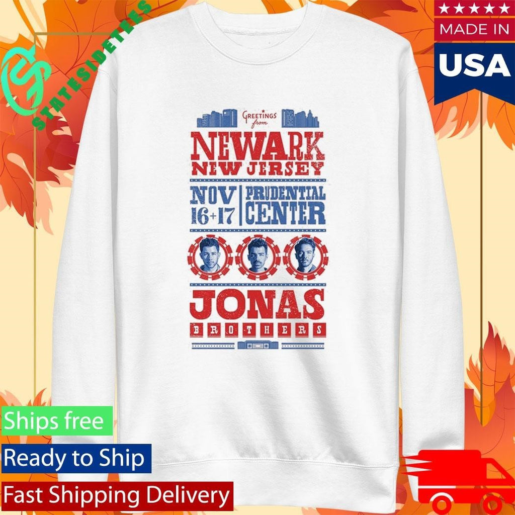 Jonas Brothers Greetings From Your Hometown Newark Nj Shirt