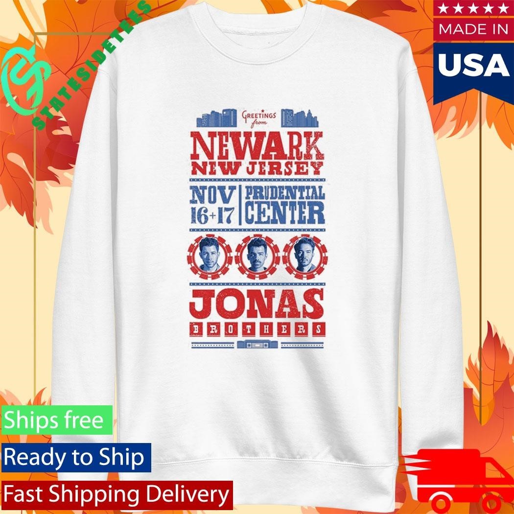 Jonas Brothers Greetings From Your Hometown Newark Nj Shirt