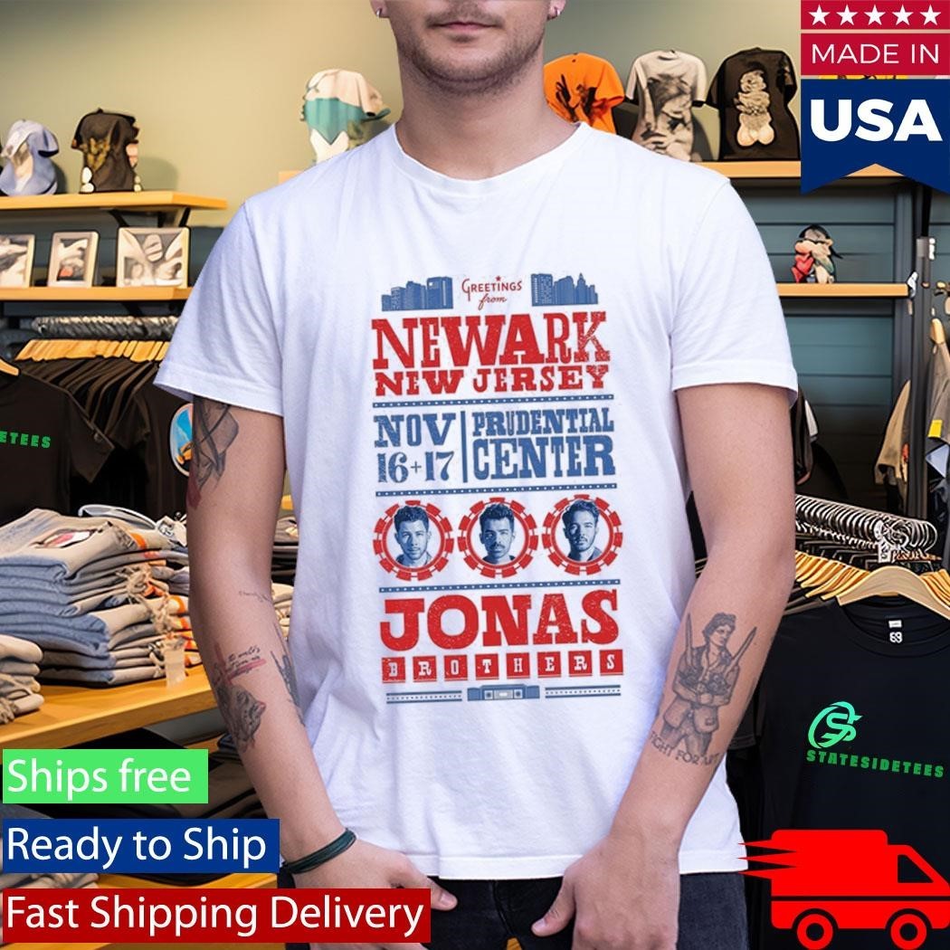 Jonas Brothers Greetings From Your Hometown Newark Nj Shirt