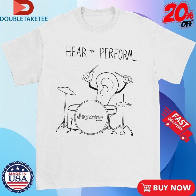 Joywave Hear To Perform Ear Shirts