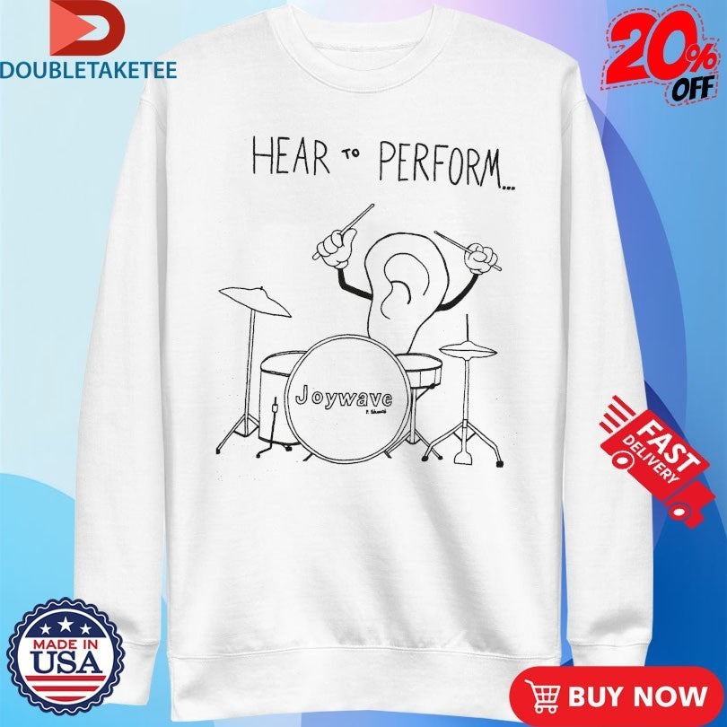 Joywave Hear To Perform Ear Shirts