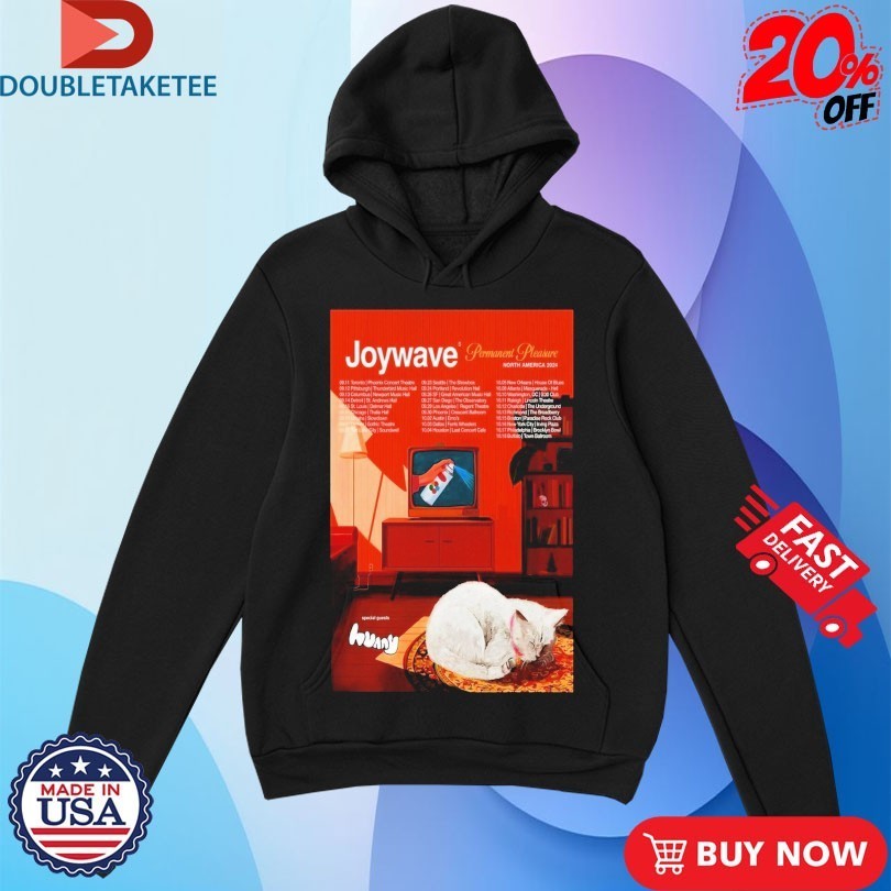 Joywave Permanent Pleasure North America 2024 Tour Dates Cat Shirts