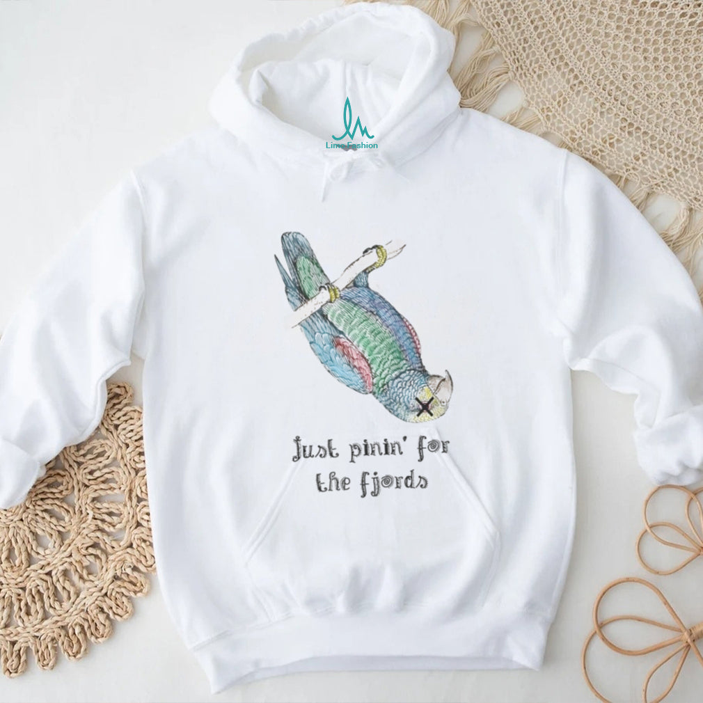 Just Pinin’ for the Fjords Dead Parrot Monty Python T Shirt