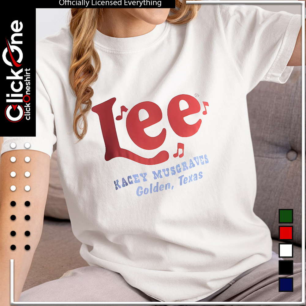 Kacey Musgraves Golden Texas Lee Music Notes shirt