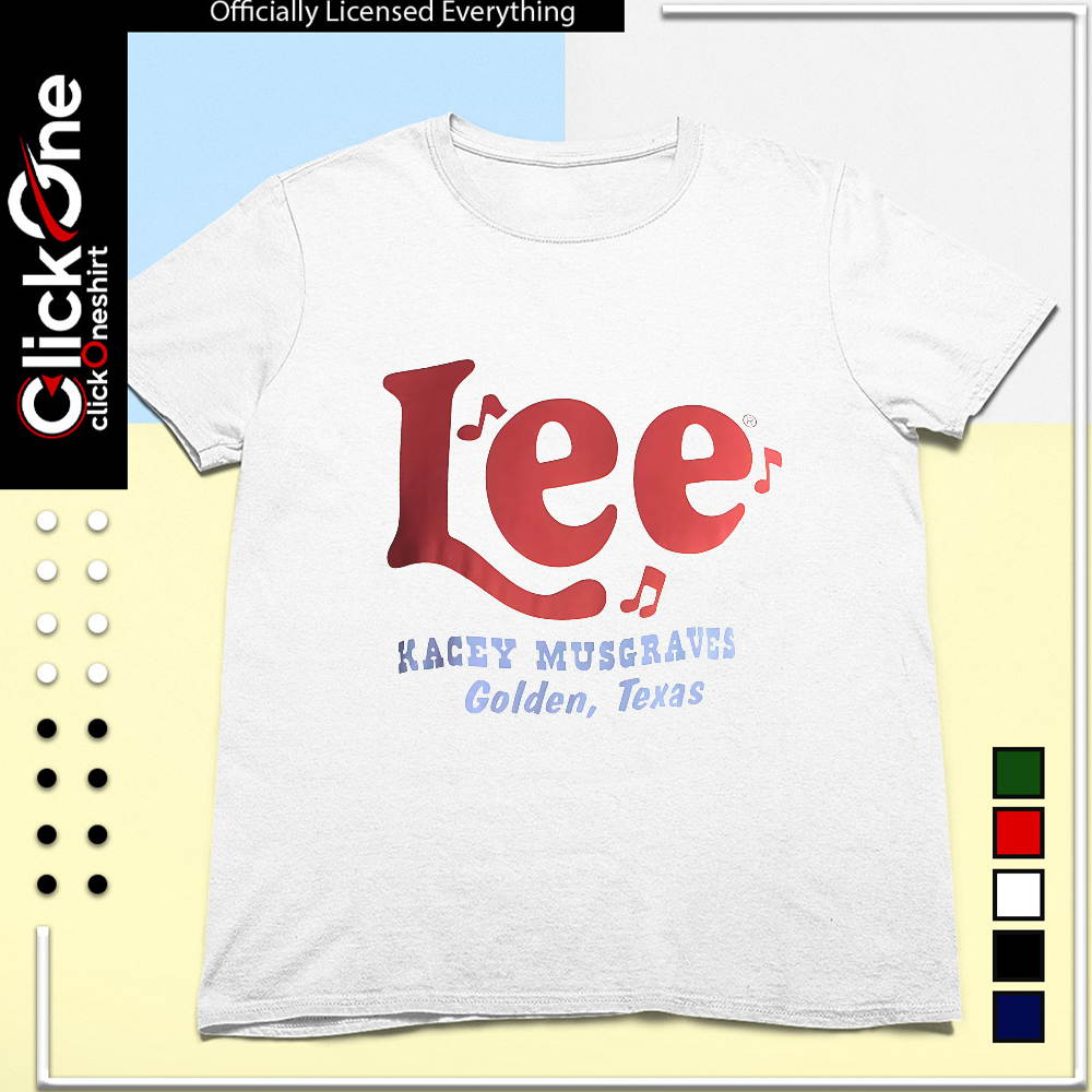 Kacey Musgraves Golden Texas Lee Music Notes shirt